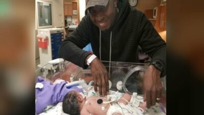 Frederick Connie, kisah viral pria di luar negeri, kisah viral pria menyelamatkan bayi, kisah mengharukan pria menyelamatkan nyawa bayi, kisah viral pria penyelamat nyawa bayi dan istrinya