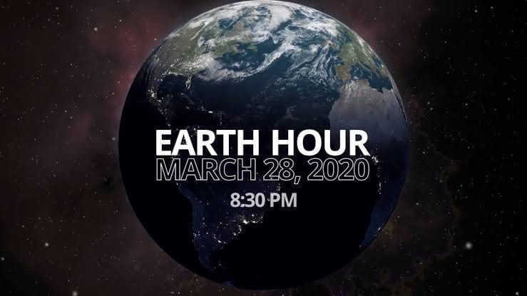 yuk memperingati earth hour 2020 pada hari ini pukul 20.30 - 21.30 di indonesia dan dunia