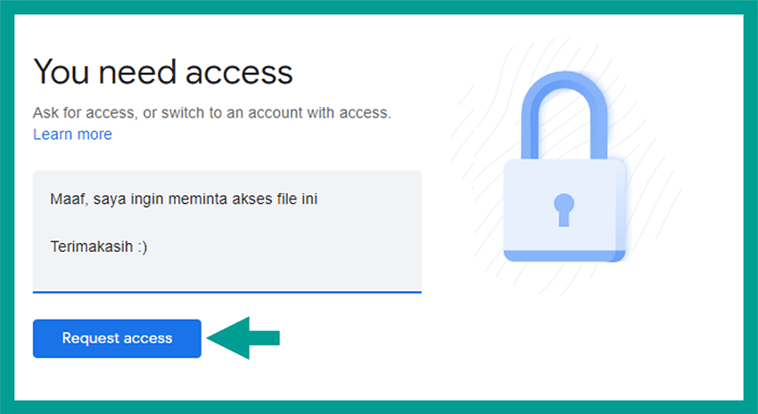 cara mengatasi google drive minta izin akses you need permission access denied