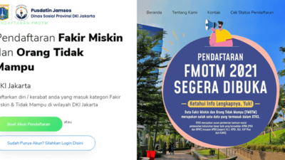 Cara Daftar Program FMOTM 2021 DKI Jakarta Untuk Warga Miskin di fmotm.jakarta.go.id agar Dapat Bansos DTKS